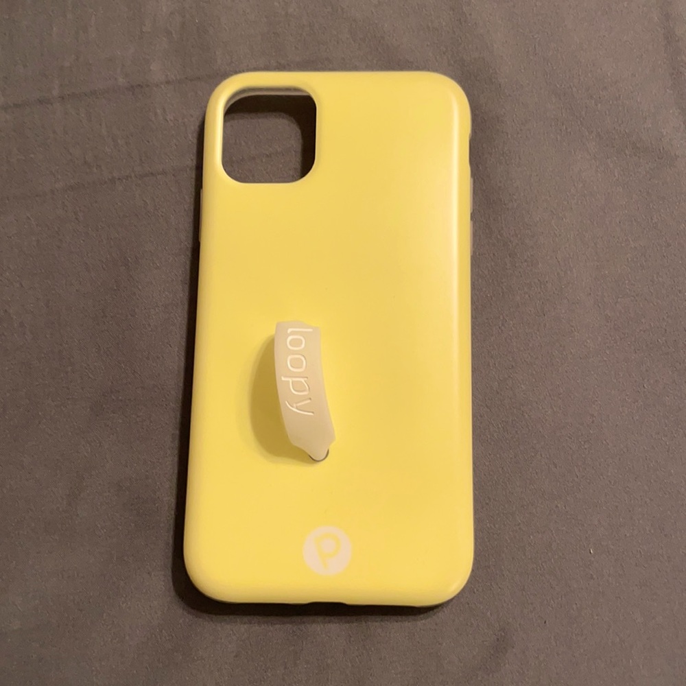 NWOT iPhone 11 Pro Loopy Case - Yellow
